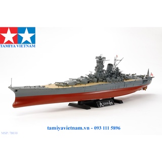 [TAMIYA] 78030 Mô hình chiến hạm quân sự 1/350 SCALE YAMATO JAPANESE BATTLESHIP