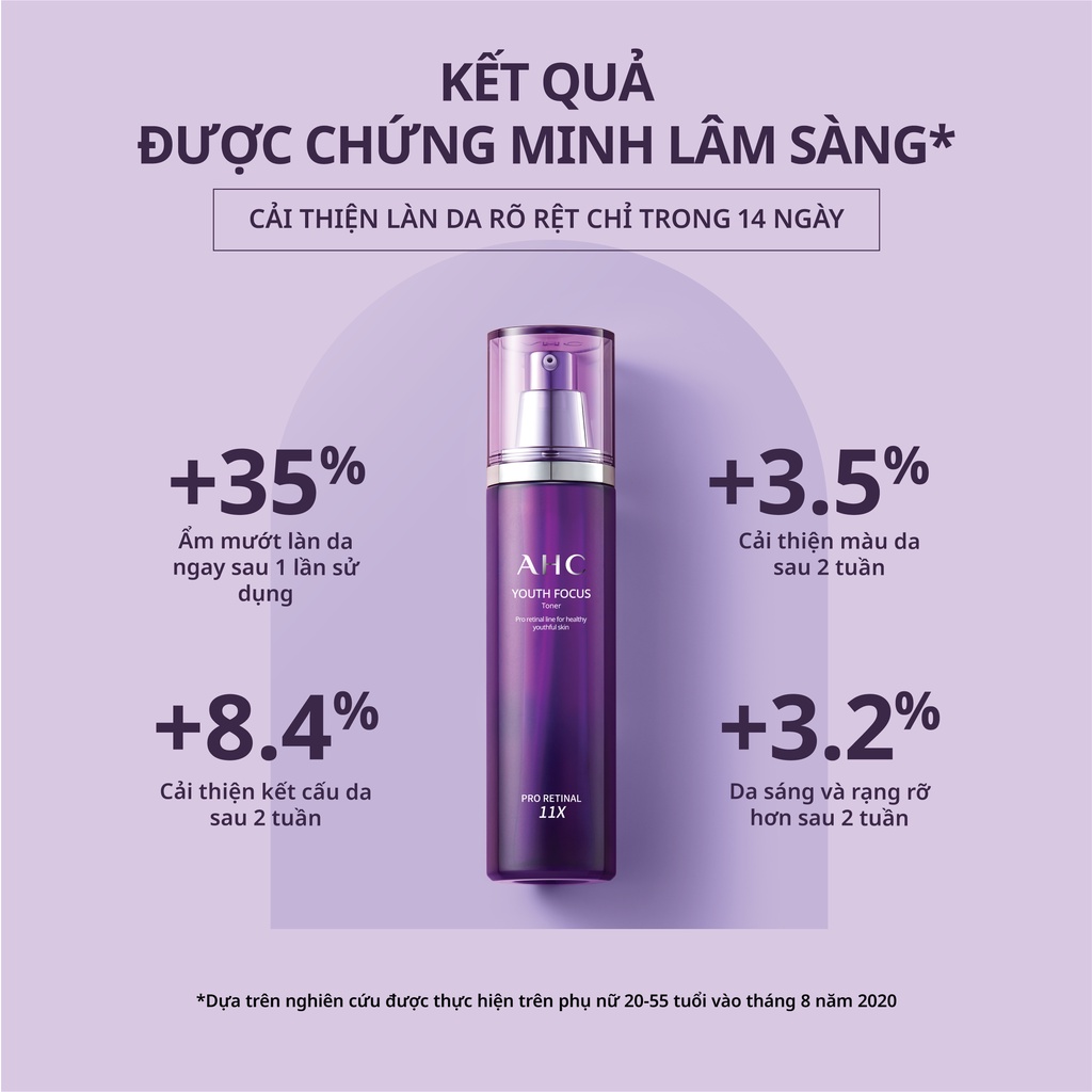 Nước Cân Bằng Chống Lão Hóa AHC Youth Focus Toner 130ml