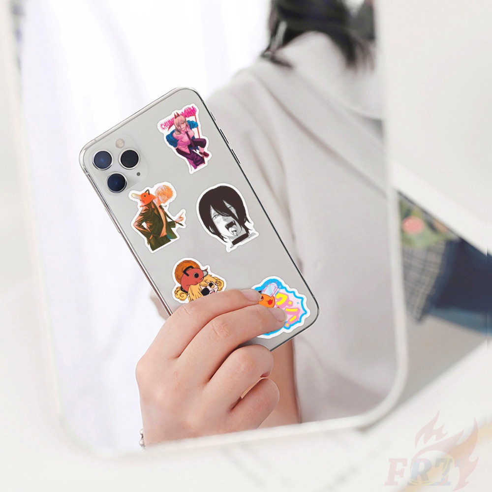 50Pcs/Set ❉ Chainsaw Man - Series 04 Anime Cartoon Stickers ❉ Pochita DIY Fashion Mixed Waterproof Doodle Decals Stickers