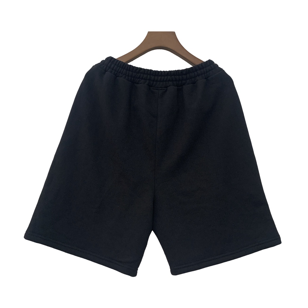 Quần Short Nam Nữ Unisex Dáng Lửng Trơn siêu mát co dãn sợi vải tự nhiên