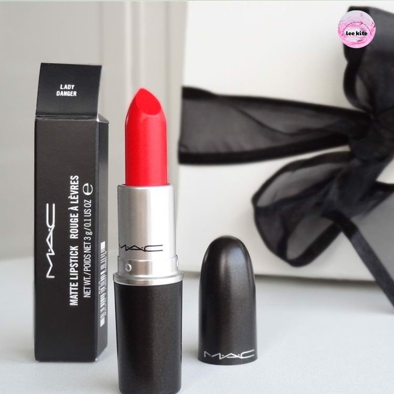 Son MAC Lady Danger 607 - Màu Đỏ Cam
