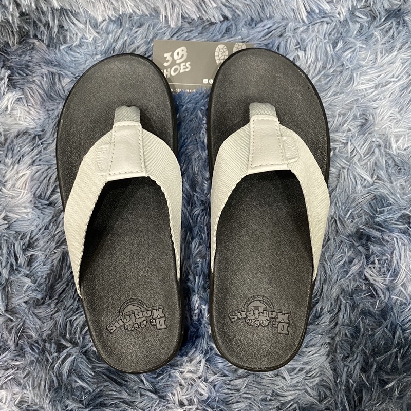 [HÌNH THẬT] Dép nam, dép xỏ ngón ❌FREESHIP❌ Dr.Martens Cao Cấp, Siêu Êm, Siêu Bền FULLBOX (Quai Xám)