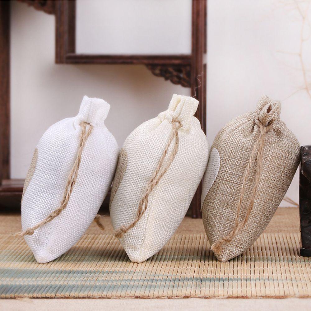 Bộ 10 Túi Dây Rút Đựng Quà Chống Bụi Bằng Vải Bố