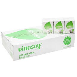 Lốc 6 hộp sữa đậu nành nguyên chất Vinasoy 200ml