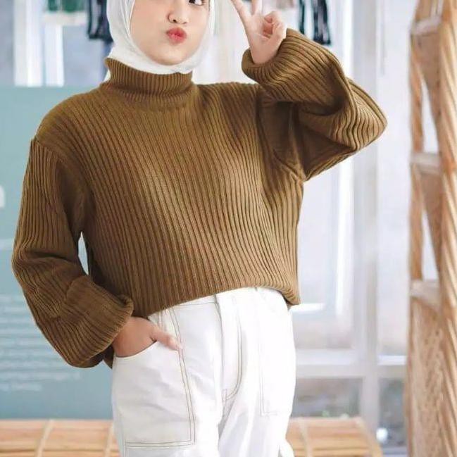 Sản phẩm!Áo Sweater dệt kim size lớn Sr-1275bayoneta cho nữ
