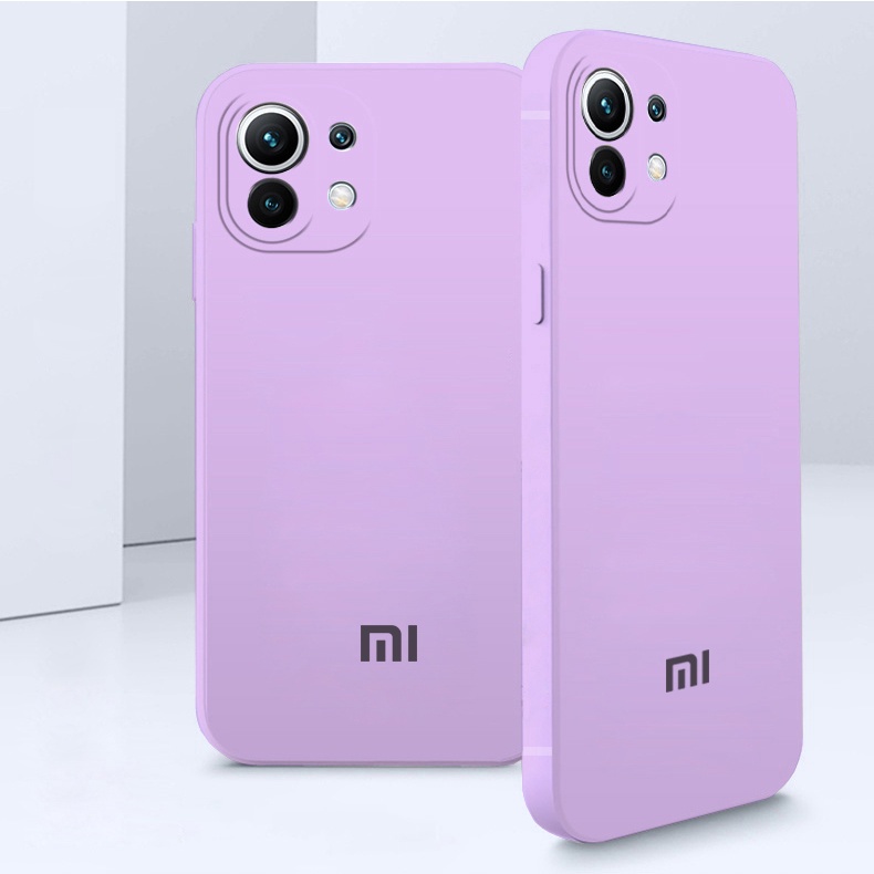 Ốp điện thoại silicone lỏng màu kẹo cho Xiaomi Mi 11 Lite Mi 11i 11X Pro