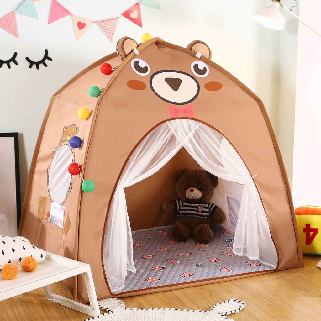 Phim hoạt hình yurt, lều trẻ em, lâu đài công chúa trong nhà, nhà chơi cho bé trai và bé gái, nhà ngủ, quà sinh nhật