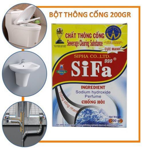 Bột Thông Cống Diệt Khuẩn 300gr Tẩy Trắng Cấp Tốc – chất tẩy khử mùi vệ sinh toilet