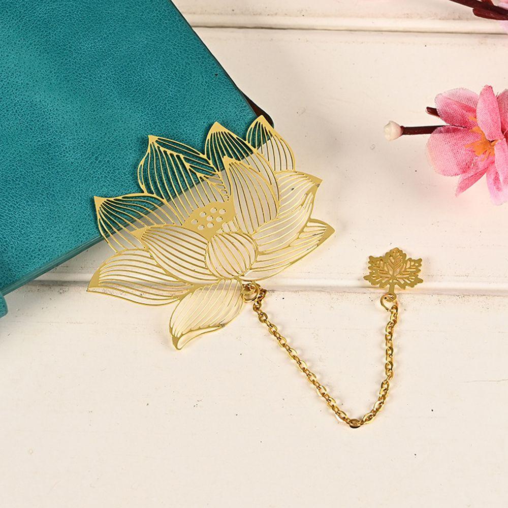 Lanfy Đánh Dấu Trang Sách Bằng Kim Loại Hình Chiếc Lá Phối Dây Xích Và Tua Rua Cá Nhân Hóa Vintage Cho Trẻ Em Người Lớn