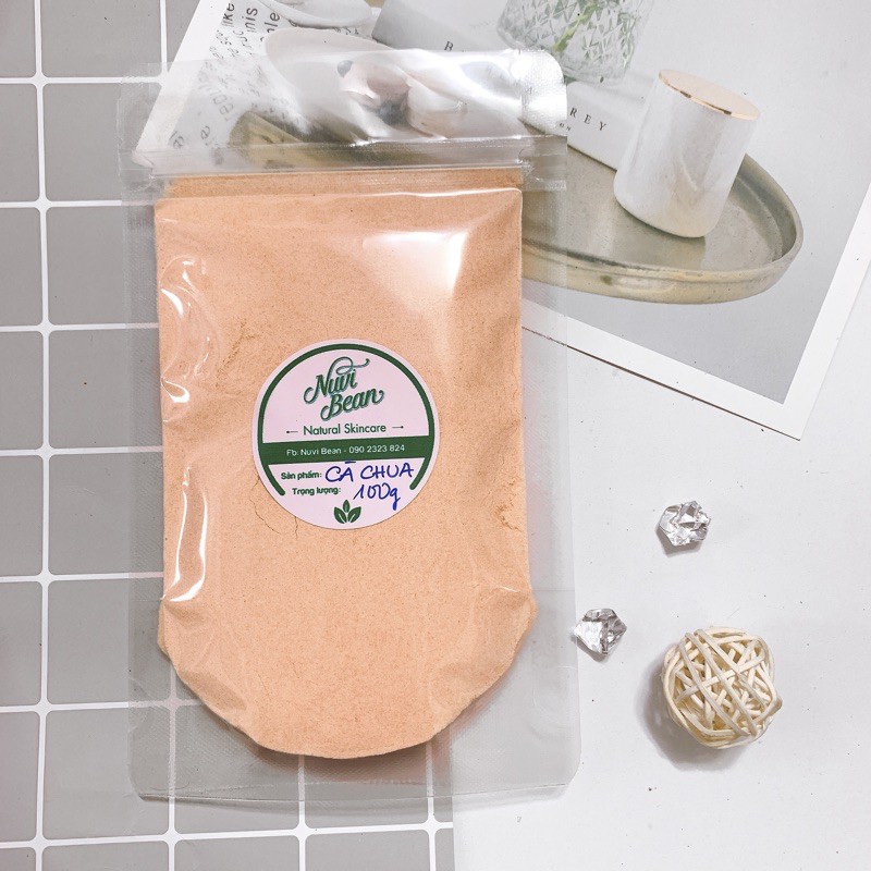 Bột cà chua Handmade nguyên chất Túi 100g  - Dưỡng trắng, cung cấp vitamin, làm nước giải khát, nguyên liệu nấu ăn