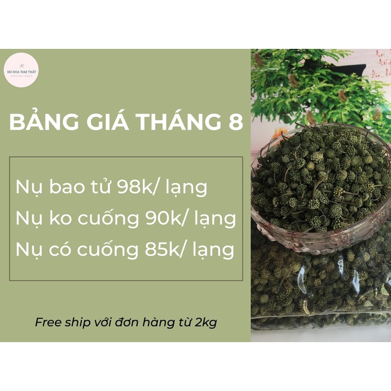 200g nụ hoa tam thất không cuống