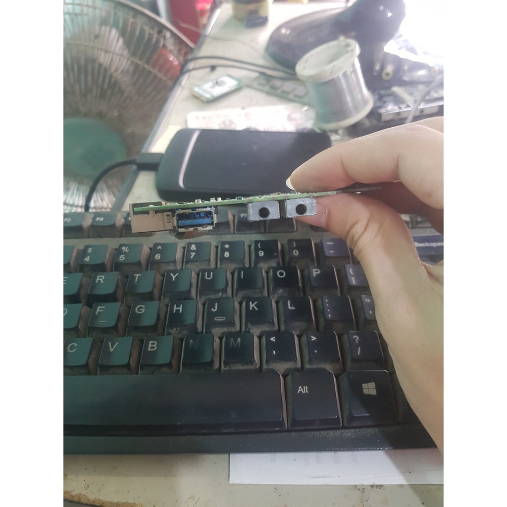 Vỉ board sound usb và mạng DAV02PI16E1 cho Dell vostro 3450 và dell 4110