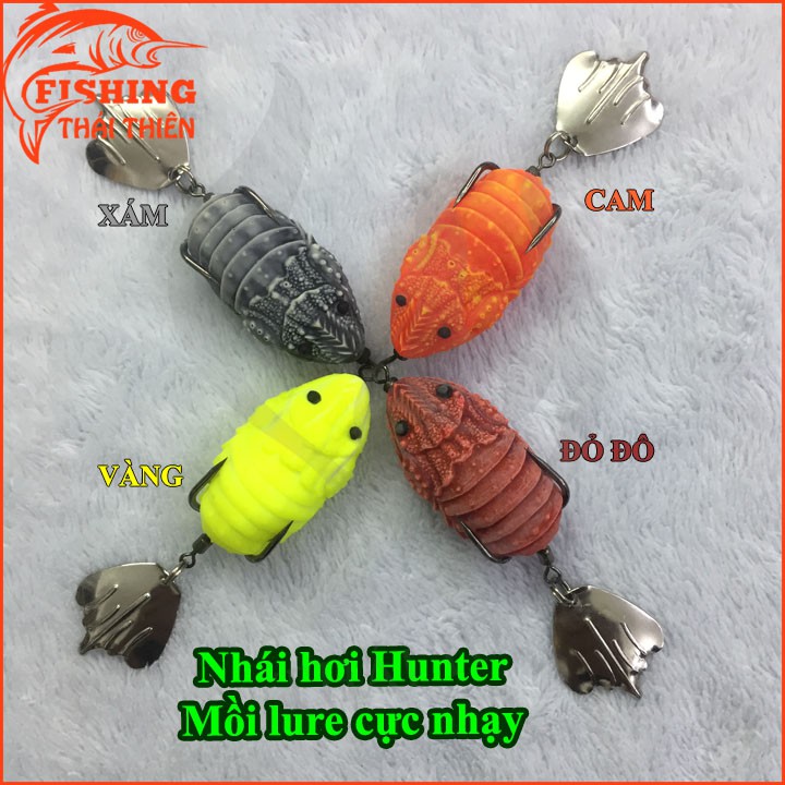 Mồi nhái giả câu cá lóc Hunter V4