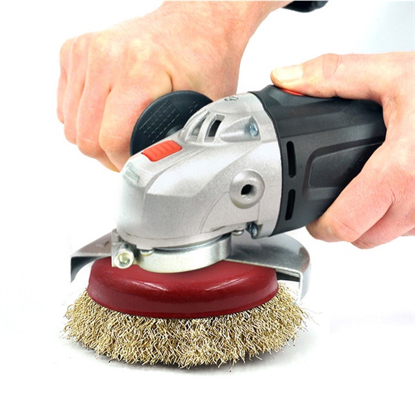 Bàn chải sắt cho máy mài góc 100mm