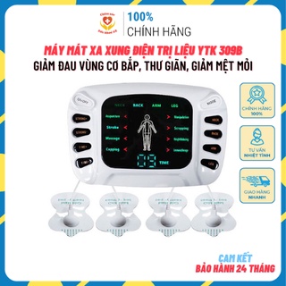Máy Xung Điện 🔔YTK309B🔔 Máy Xung Điện Trị Liệu, Hỗ Trợ Giảm Đau Vùng Cơ, 15 Cường Độ Massage, Sử Dụng 2 Người Cùng Lúc