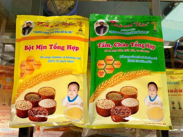 Cháo tấm ăn dặm dinh dưỡng Thành Râu cho trẻ từ 10 tháng (Bột nấu, không chứa sữa)