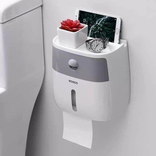 HỘP ĐỰNG GIẤY VỆ SINH ECOCO 2 NGĂN