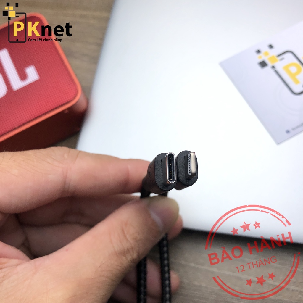 Cáp sạc nhanh BELKIN 30W C to CAA004[NOBOX]cáp dù siêu bền bỉ[Chuẩn MFi,bảo hảnh 12 tháng]