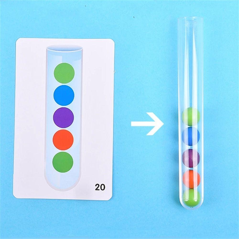 IVORY Đồ Chơi Ống Nghiệm Thử Nghiệm Khoa Học Montessori Bằng Nhựa Cho Bé