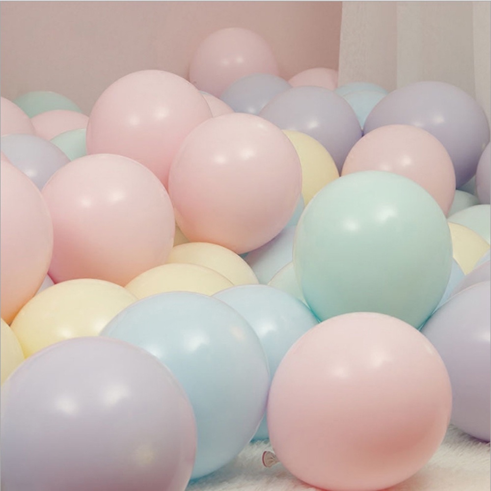 1 Bong Bóng Cao Su 10 Inch Màu Sắc Ngẫu Nhiên Dùng Để Trang Trí Tiệc Sinh Nhật / Đám Cưới