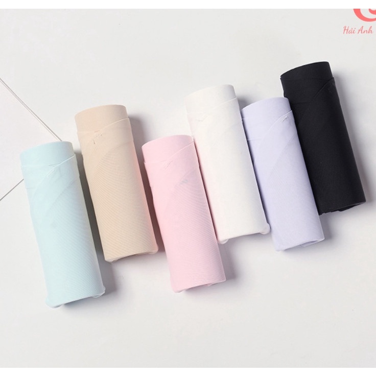 Quần lót bầu và sau sinh su tăm không viền trơn cạp chéo  không đường may