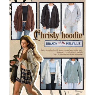 Áo nỉ trùm đầu Christy hoodie Brandy Melville