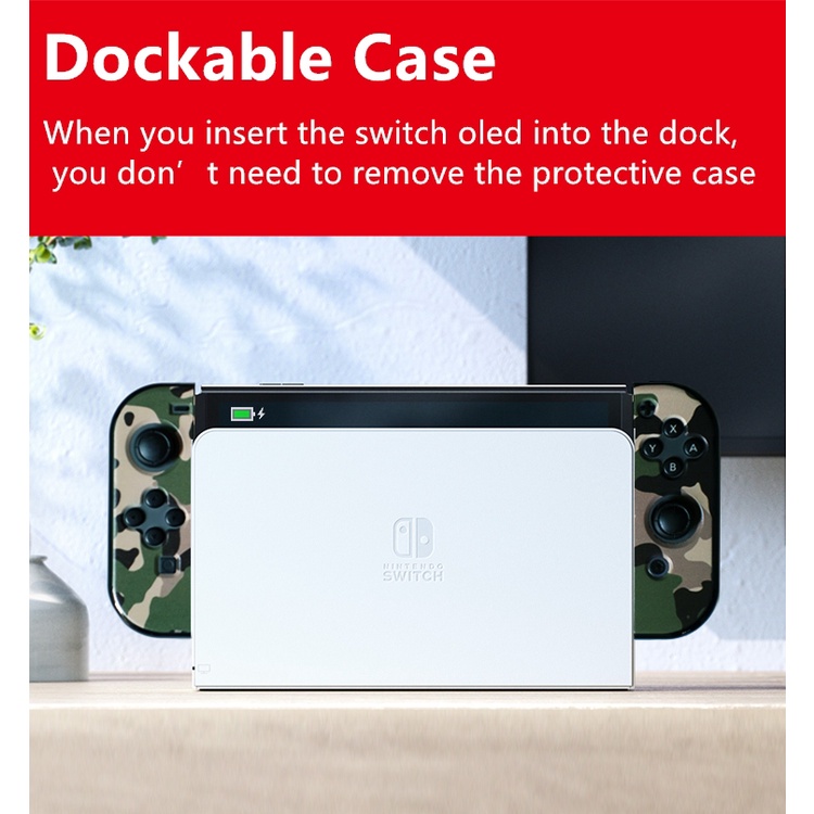 Vỏ Bảo Vệ Chống Trầy Bằng PC Cứng Cho Máy Chơi Game Nintendo Switch OLED