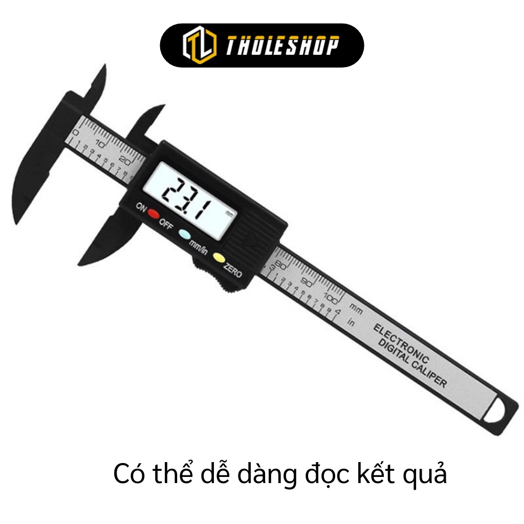 Thước Kẹp Điện Tử - Thước Cặp Điện Tử Kỹ Thuật Số  Cacbon Đo Đường Kính 100mm 9733