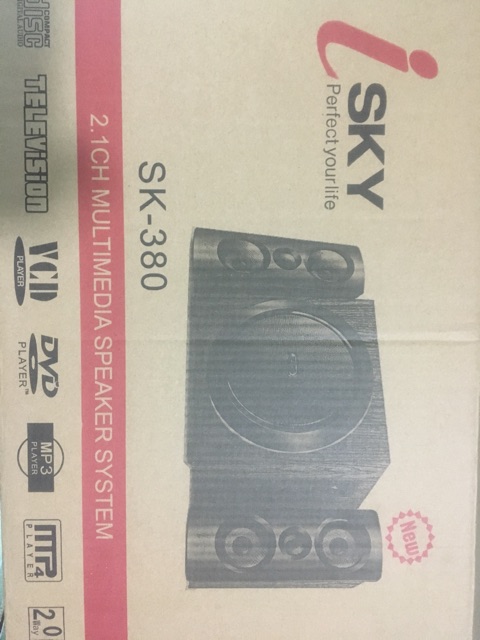 Loa vi tính- Loa Bluetoot-hát Karaoke ISKY SK-380 2.1