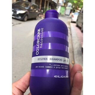 DẦU GỘI KHỬ VÀNG ELGON SILVER CHO TÓC BẠCH KIM 300ml