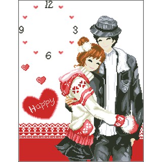 Tranh Thêu Chữ Thập Love Forever 4