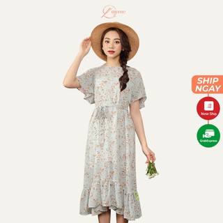 Váy bầu đẹp Mina Dress họa tiết hoa nhí trẻ trung thiết kế bởi LAMME