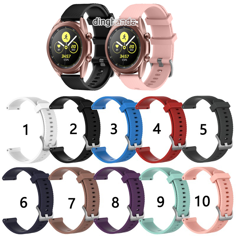 Dây đeo đồng hồ thông minh silicone dẻo thích hợp cho Samsung Galaxy Watch 3 41mm