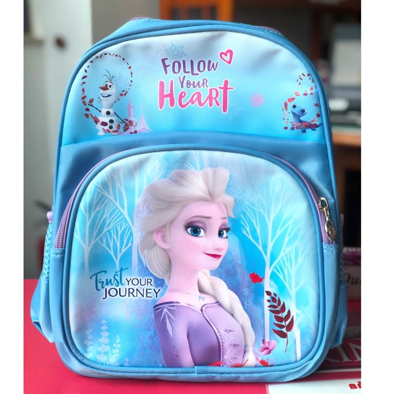 Ba lô balo Elsa siêu nhẹ CHO BÉ GÁI HỌC SINH MẪU GIÁO MẦM NON frozen 2