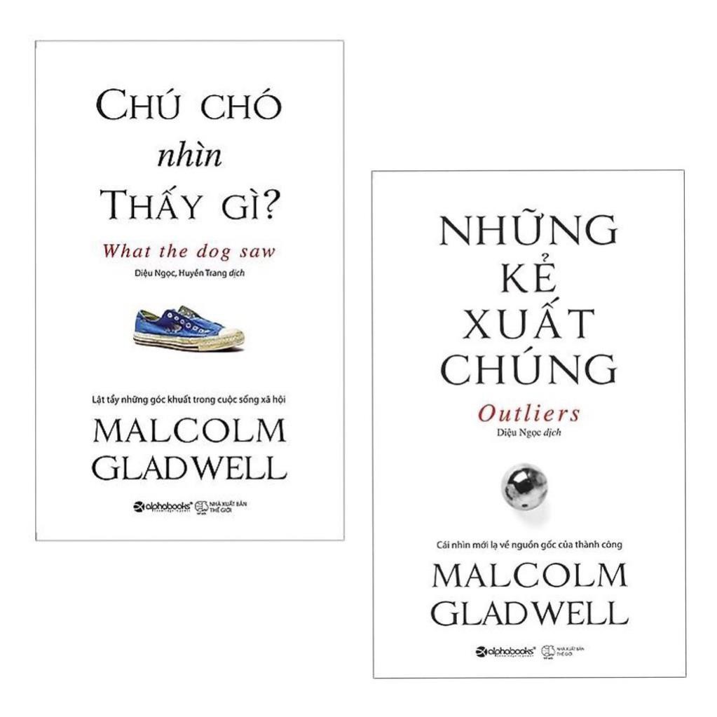 Sách - Combo Chú Chó Nhìn Thấy Gì + Những Kẻ Xuất Chúng [AlphaBooks]