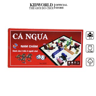 Bộ Cờ Cá Ngựa Nam Châm Cỡ Lớn 32x32CM Cho Nhóm 2-4 Người Chơi