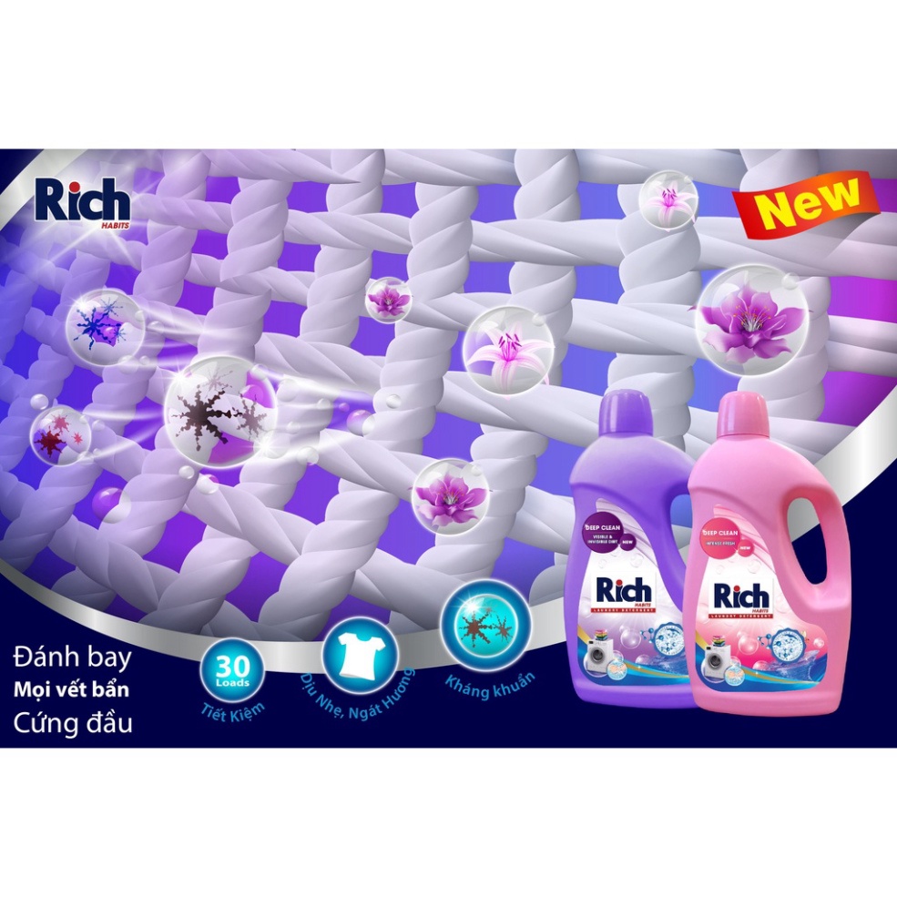 Nước giặt xả Rich Owell - hàng chính hãng GIÁ CỰC RẺ