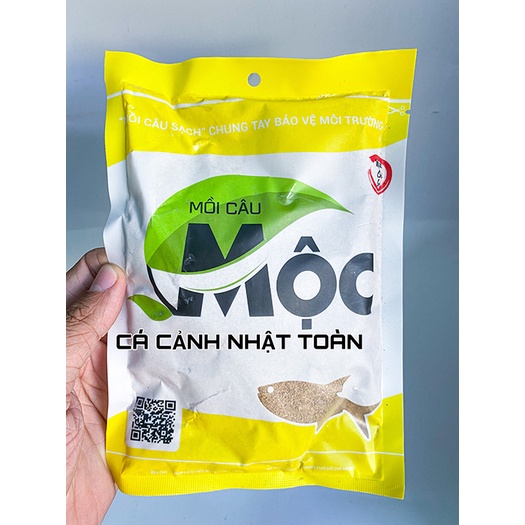 MỒI CÁM CÂU CÁ MỘC (VÀNG) 200GRAM SIÊU NHẠY