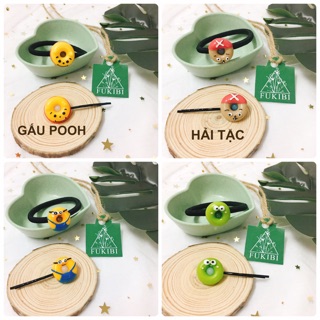KẸP TĂM, CỘT TÓC DONUT THÚ ẢNH THẬT
