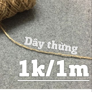 Giảm giá dây thừng trang trí 1k/m