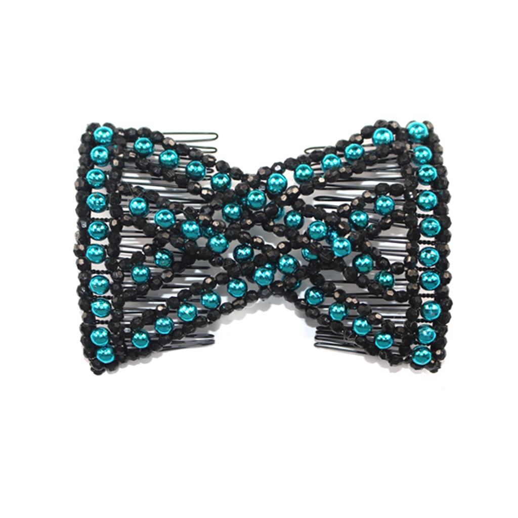 Lược cài tóc hình nơ đính hạt thời trang thanh lịch