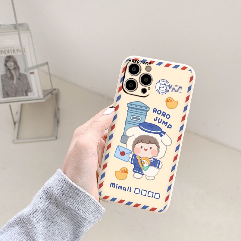 Ốp Iphone hoạt hình roro đưa thư ốp lưng iphone 13promax 11 promax 12 pro max 6 6plus 7 plus 8 x xr xsmax