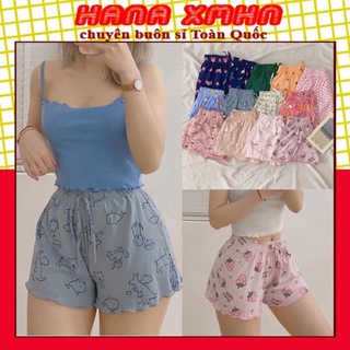 QUẦN NỮ COTTON THÁI Quần Đùi Nữ, Quần Ngủ Nữ