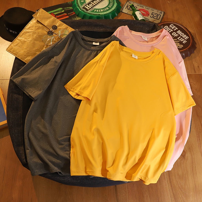 Áo Thun Nữ Màu Sắc Đơn Giản Thời Trang