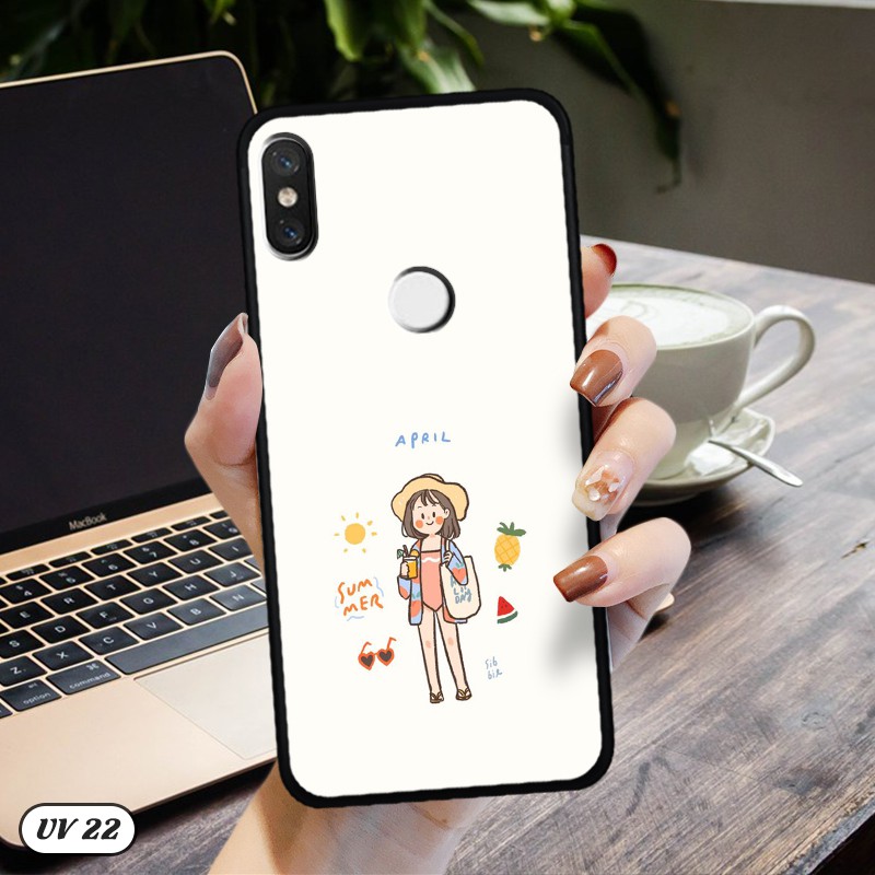 Ốp lưng Xiaomi Mi 8/Mi 8SE -lưng nhám , ngộ nghĩnh