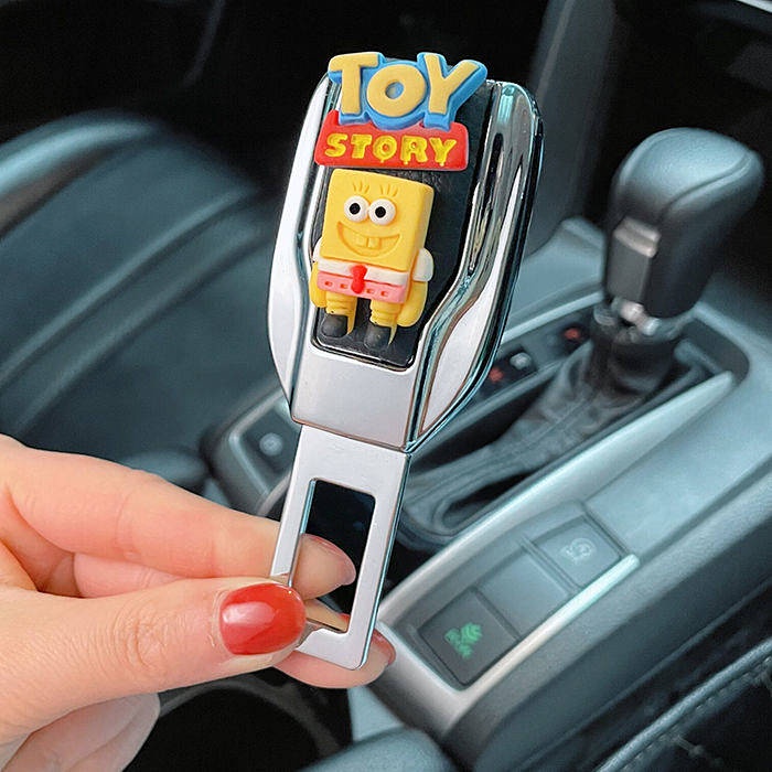 Car Safety Belt Plate Pick Head Car Bayonet Limit Holder Extension Joint Plug Insurance Card Lock Buckle 5ipn