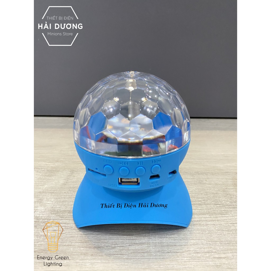 Đèn Sân Khấu Mini L-740 6 Màu Sắc Tích Điện Có Kèm Dây Sạc Tích Hợp Dây Loa , Có Dùng Thẻ Nhớ , USB , Bluetooth