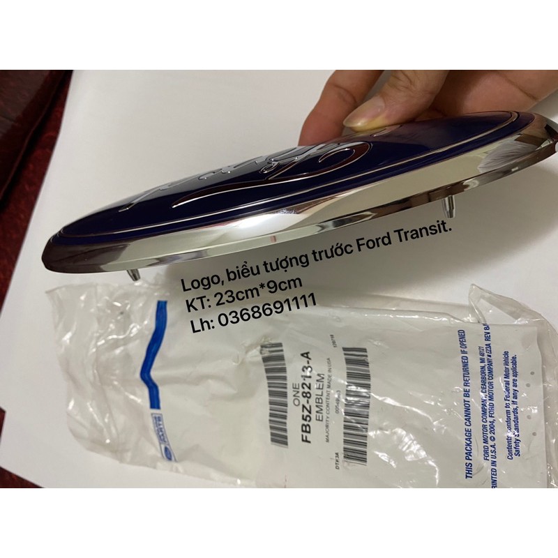 Biểu tượng, logo trước Ford Transit , Ranger, Everest, Explorer  FB5Z8213A FB538B262AA