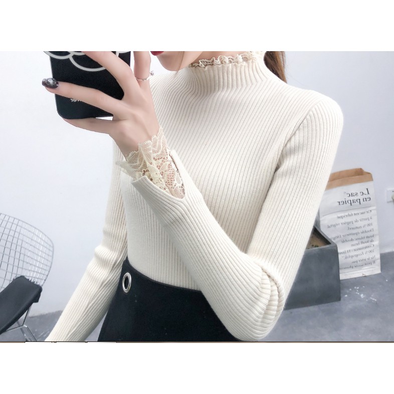 Áo Len Nữ Họa Tiết Hàng Quảng Châu Chất Đẹp Thiết Kế Trẻ Trung Sang Chảnh | BigBuy360 - bigbuy360.vn