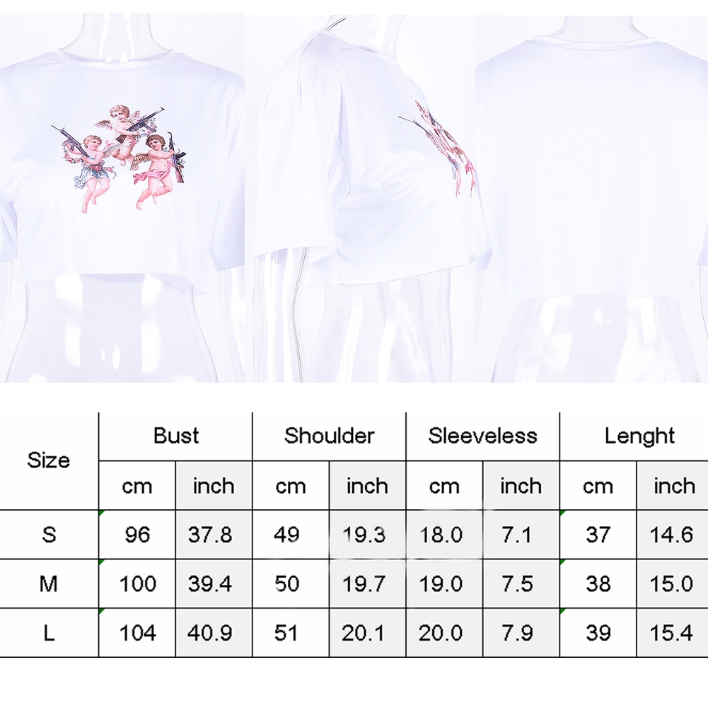 Áo Thun Nữ Cộc Tay In Chữ